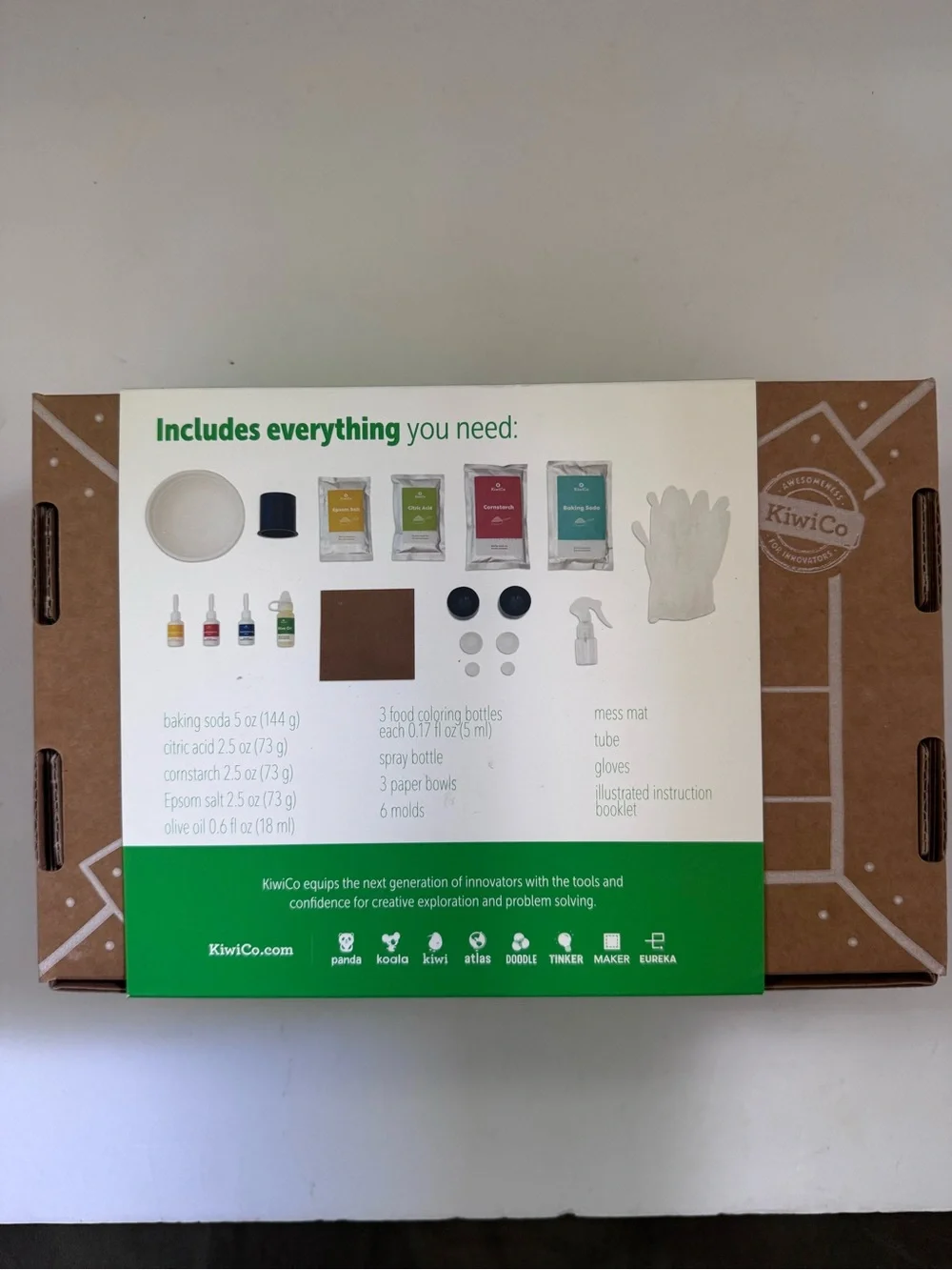 KiwiCo Planet Bath Bombs science and art kit NIB